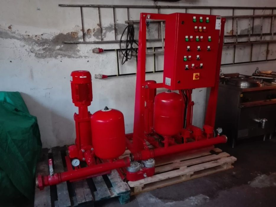 Kit anti incêndio grupo de bombagem anti-fogo, proteja os seus bens..