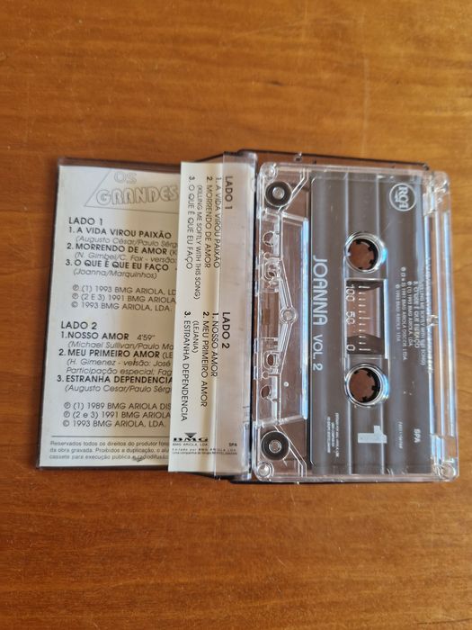 Cassete áudio "Grandes Êxitos de Joanna"