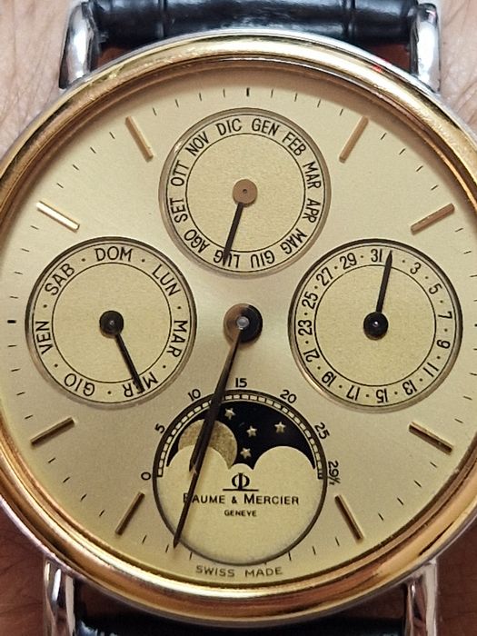 Baume & Mercier Full Calendar Moonphase 5133 - Italian Dial