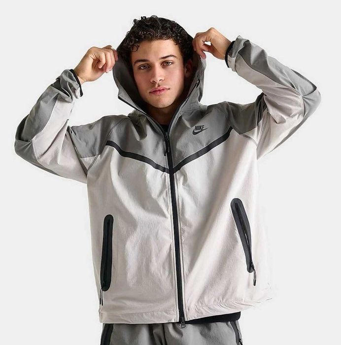 ОРИГІНАЛ! Вітровка Nike Tech Woven Wr Fz Grey XS S M L XL | HM7151-014