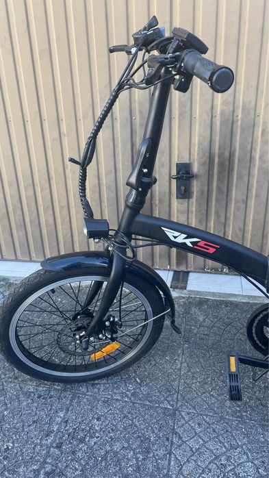 Bicicleta elétrica dobrável RKS DOBRÁVEL.