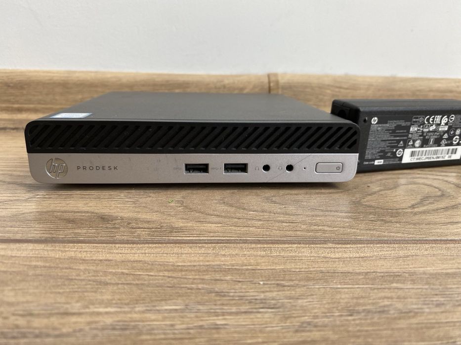 HP Prodesk 400 G3 Mini i5-7500T 8/128gb +zasilacz