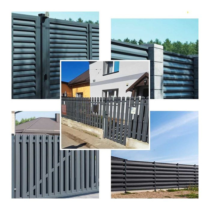 Brama przesuwna, dwuskrzydłowa,furtka, panel, ocynk,aluminium