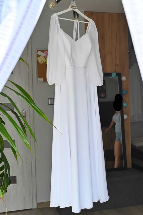 Suknia ślubna "Maja" z welonem ładna !