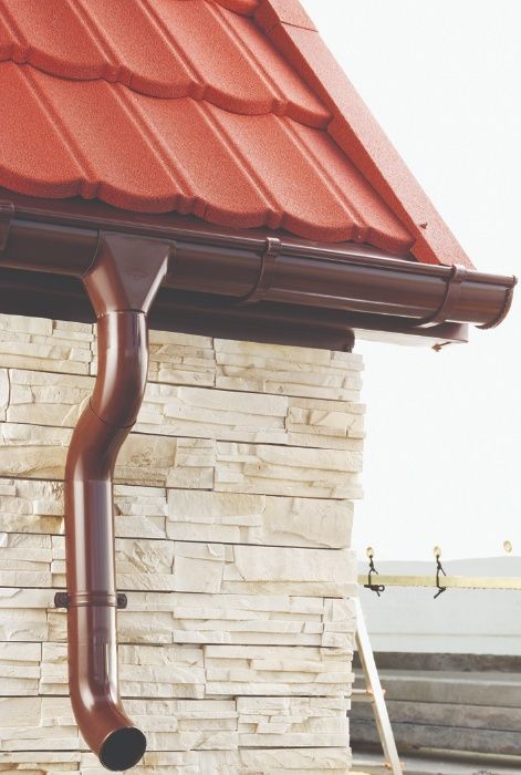 Профнастил, металлочерепица, водосливные системы