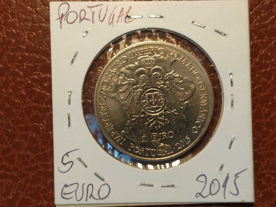 A867 moeda de 5 euro de 2015 D. Isabel de Portugal