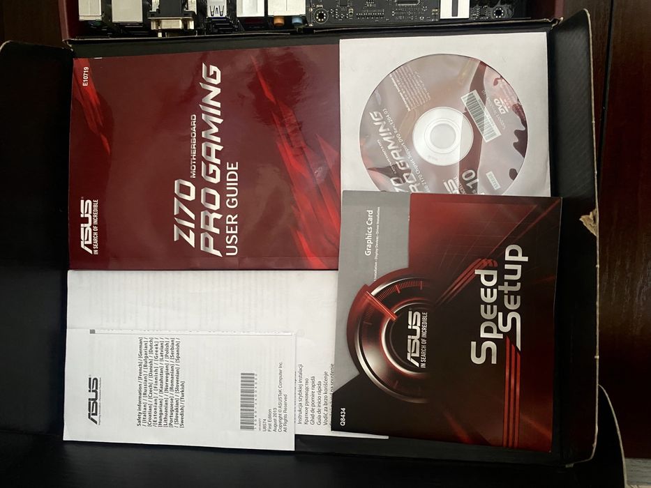 Материнська плата Asus z170 pro gaming