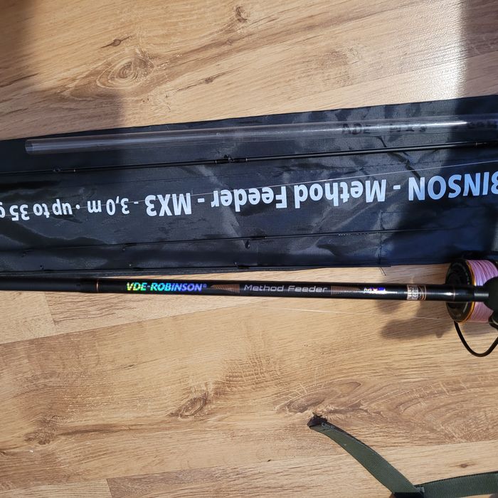 Wędka robinson mx3 method feeder 3m 35g picker