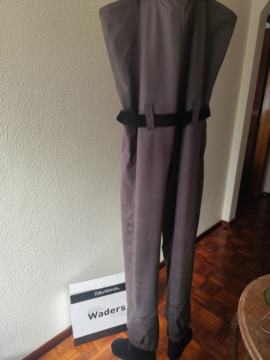 Wader Vadeador Daiwa S com Meia + Botas Scubapro 40/41