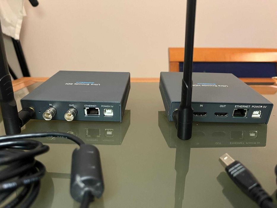 Ultra Encoder (duas unidades uma HDMI e outra SDI)  - Transmita em direto SRT (também)