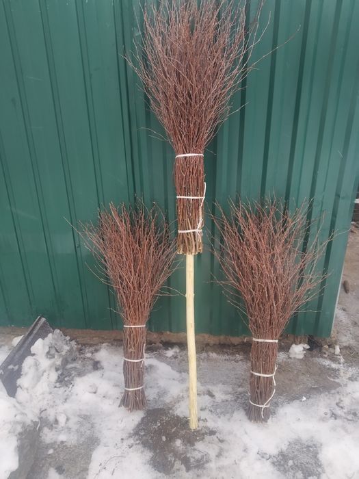 Березові віники для дворища і т.д.