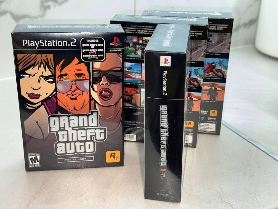 Запаковані  Grand Theft Auto GTA Trilogy 2006 Playstation 2 РІДКІСТЬ