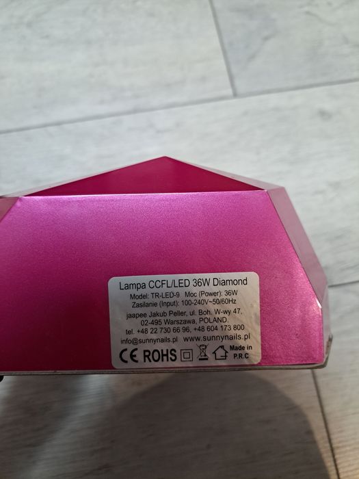 Lampa UV CCFL Diamond 36W Różowa