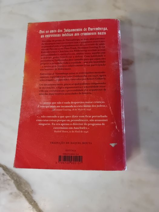 Livro Entrevistas de Nuremberga