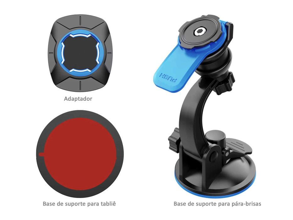 Suporte telemóvel género Quad Lock para automóvel