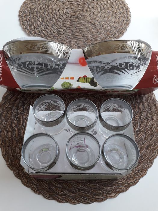 Komplet ekskluzywnego szkła Pasabahce.