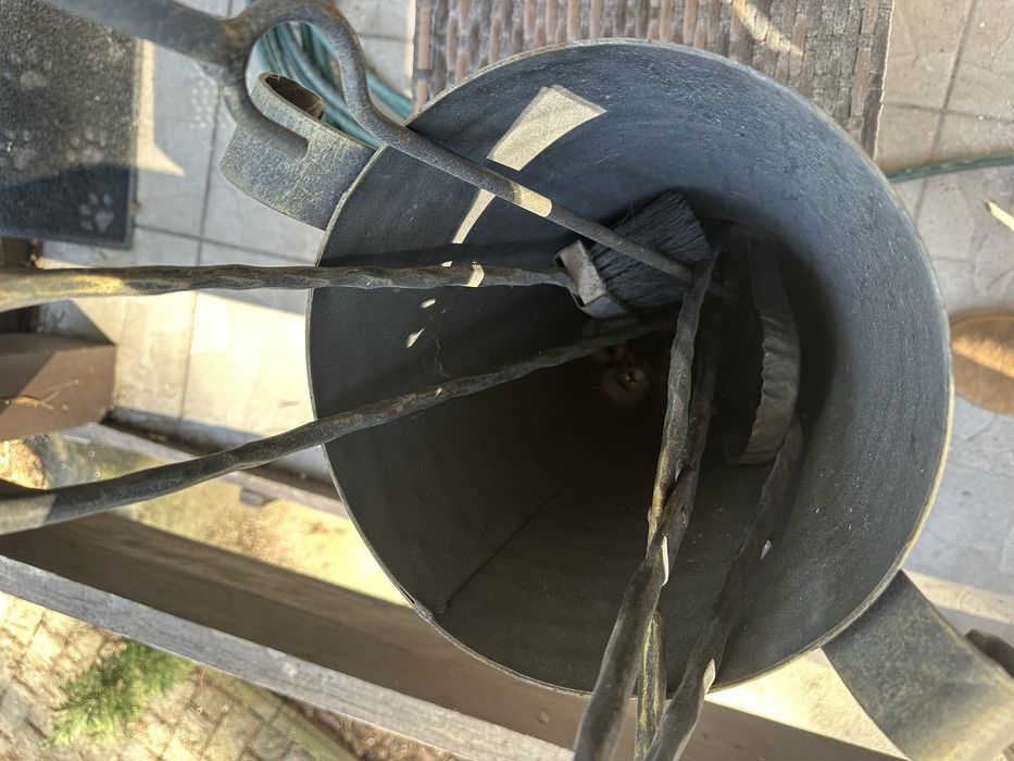 Zestaw kominkowy kosz na drewno