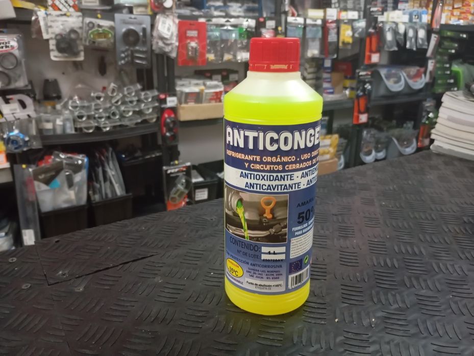 Anticongelante 50% amarelo fluo moto 1 litro