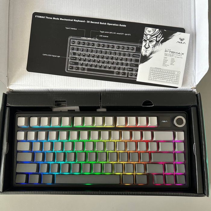 ‼️ Бездротова клавіатура AULA F75 MAX /Аула ф75 макс НОВА‼️