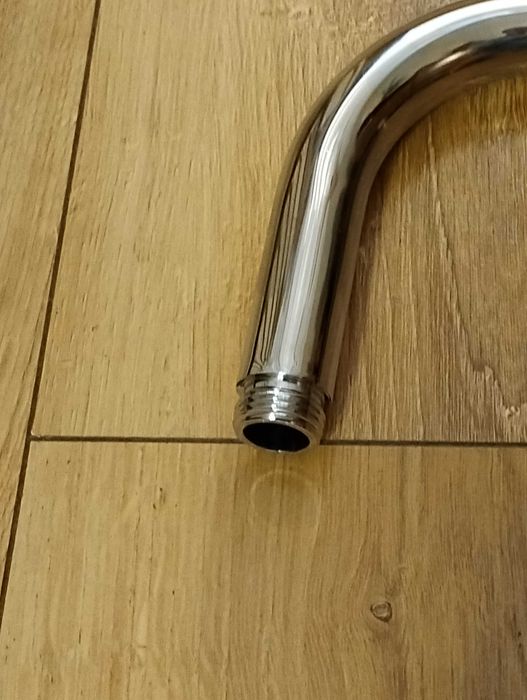 Rurka i kolanko do deszczownicy - chrom