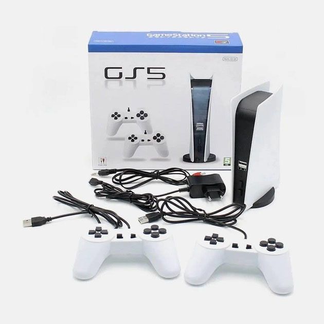 Ігрова приставка для телевізора Dendy Game Station GS5 (200 ігор, 8-bit)