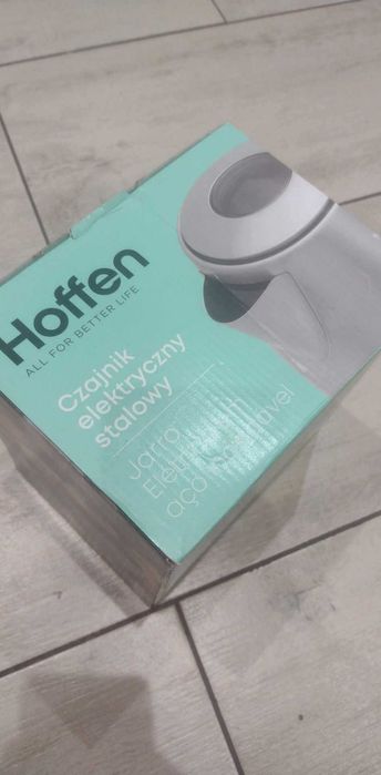 Czajnik elektryczny stalowy Hoffen nowy