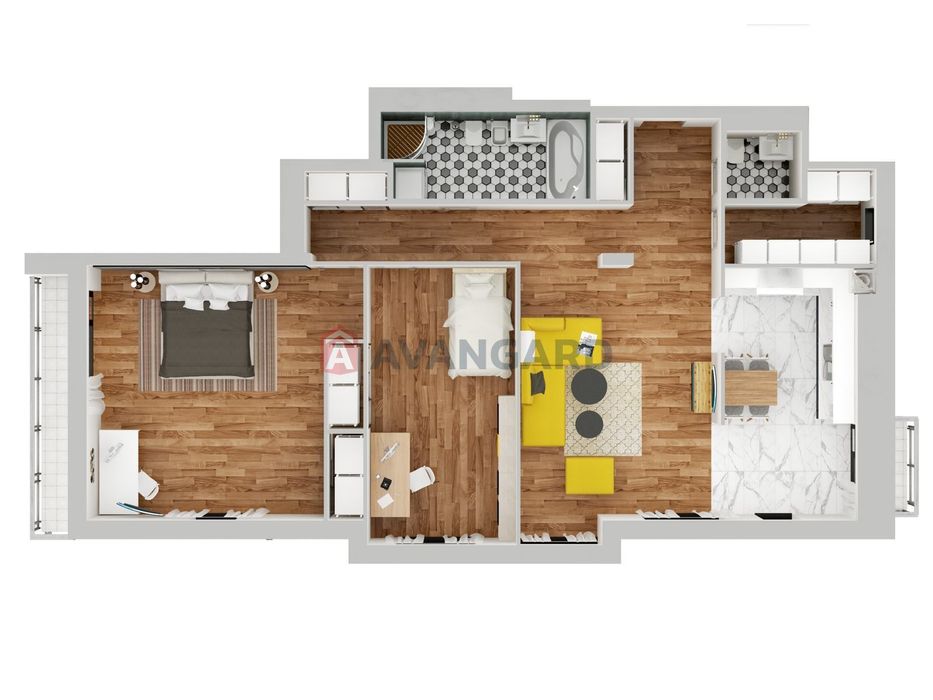 2-rooms apartment apartment by the address st. Gmyri Borisa (area 118 m²) - Atlanta.ua - photo 2