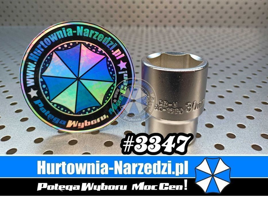 Nasadka 30mm 3/4" CrV klucz nasadowy 30mm klucz 30mm HONITON