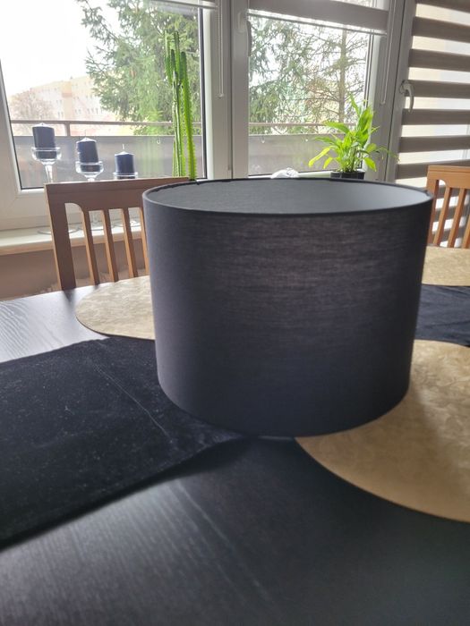 Abażur czarny Średnica 35 cm
