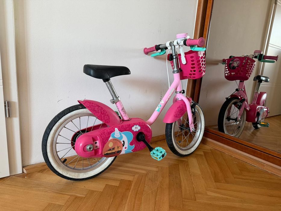 Rower dziecięcy Btwin unicorn 500, koła 14 cali