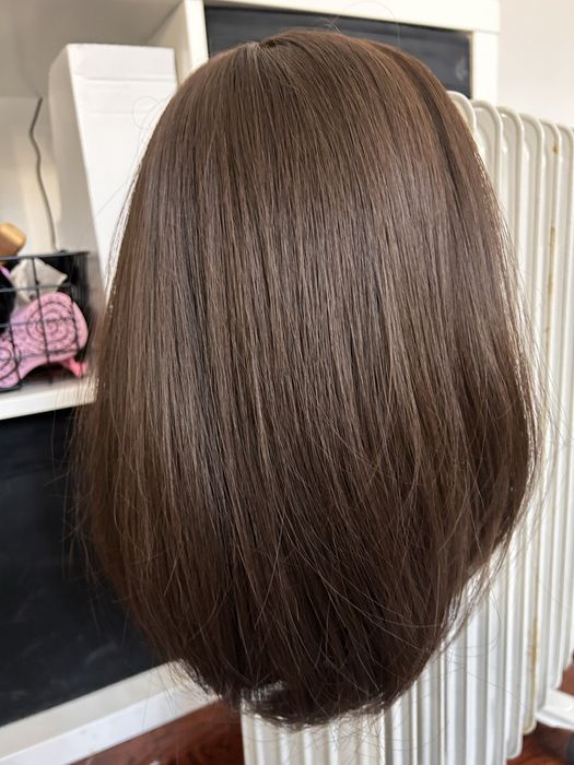 Peruka wlosy brazowe bob