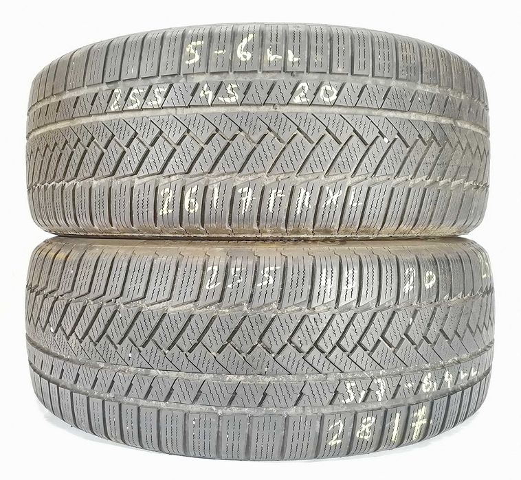 2x 255/45 R20 Continental TS850p opony zimowe 6 mm / kurier montaż