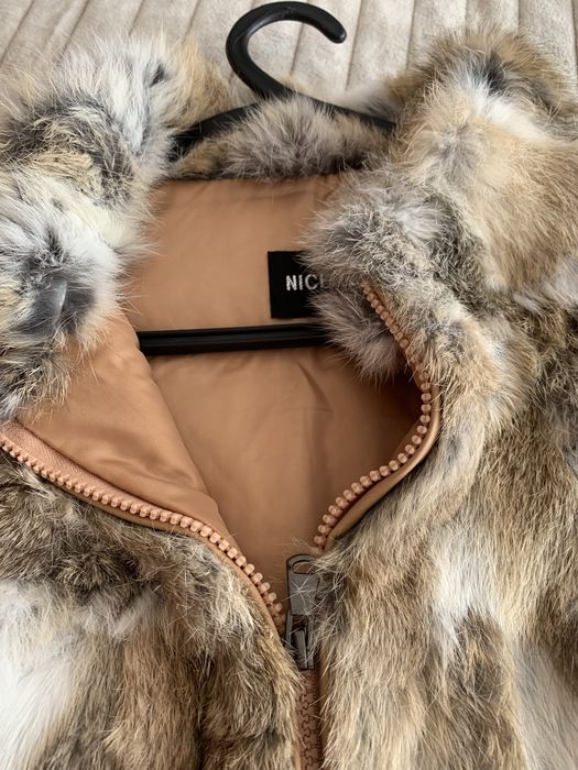 Colete pele de coelho