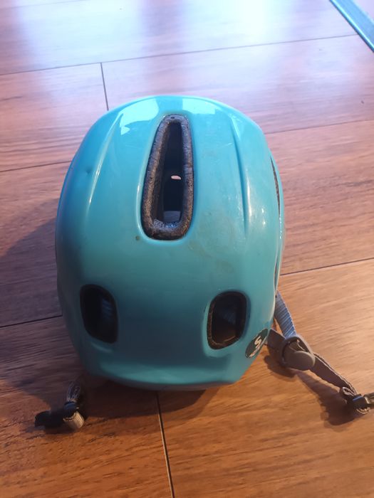 Kask rowerowy dziecięcy s 46-52 btwin plus ochraniacze