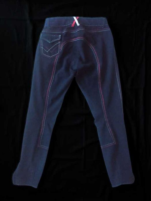 Bryczesy jeździeckie M 38 do jazdy konnej granatowe Horse House