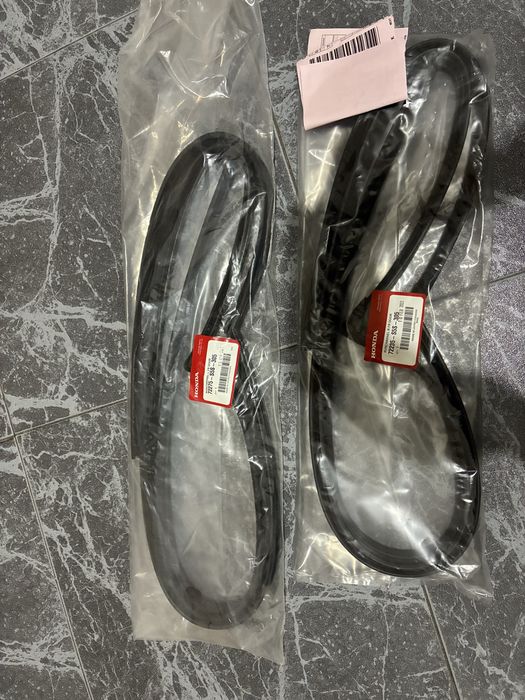 Borrachas dos vidros Portas da frente Civic