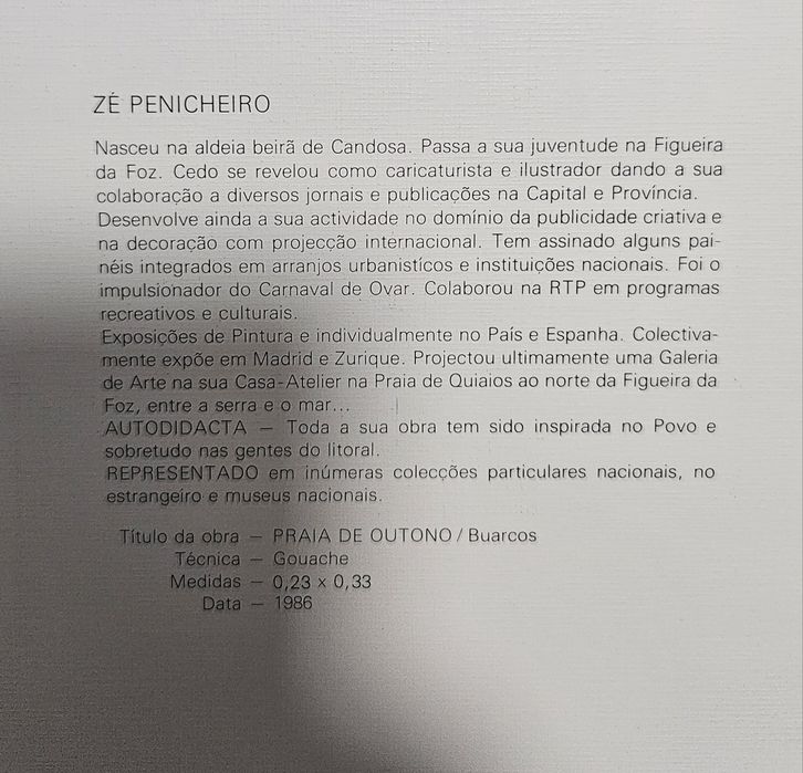 Conjunto de 5 gravuras