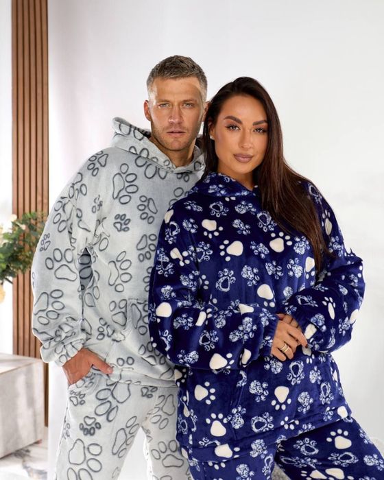 Піжама чоловіча / жіноча тепла . Костюм домашній жіночий/ чоловічий