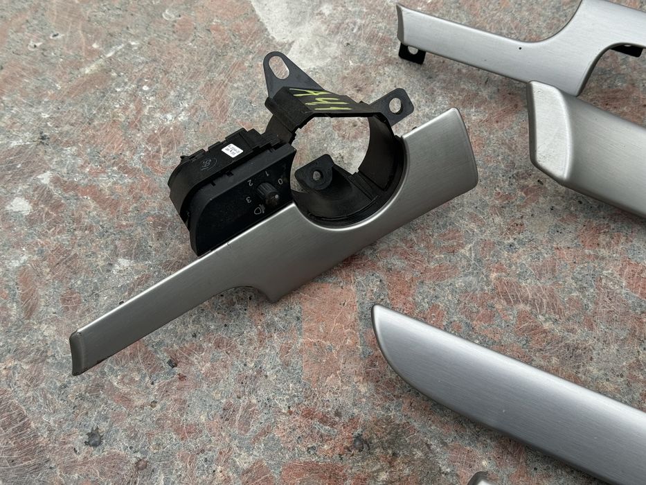 Декор салону Audi a4 b7 планки декору срібні ауді а4 б7 комплект