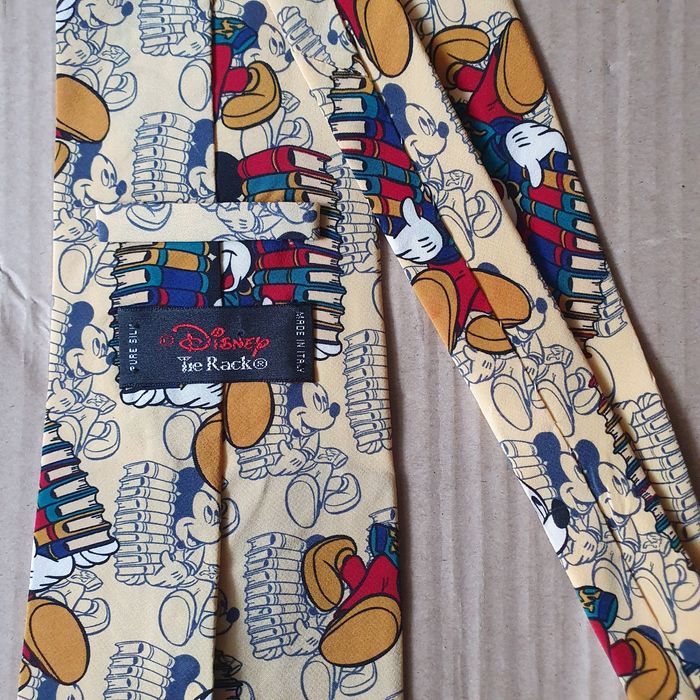 Krawat Disney Myszka Miki jedwab(k-7)