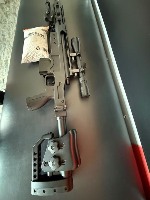 Дитяча гвинтівка з оптикою і сошками