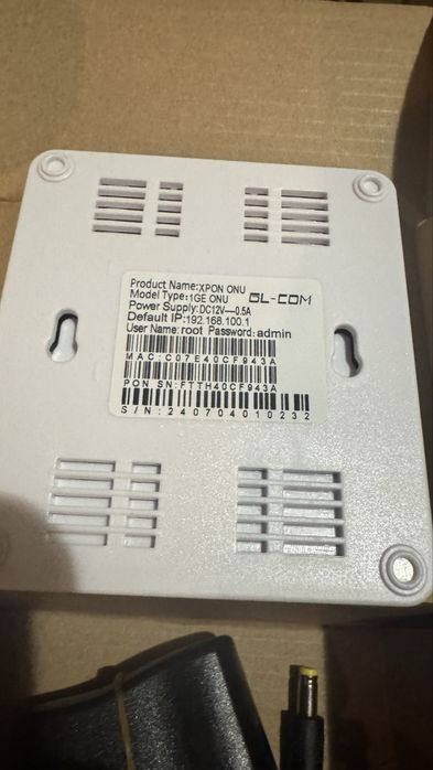 Оптичний абонентський термінал ONU Picotel bdcom