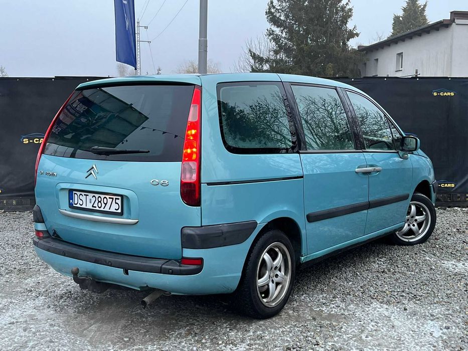 Citroen C8 2.0 b + LPG • 7 OSOBOWY • GOTOWY DO JAZDY • HAK • Zamiana