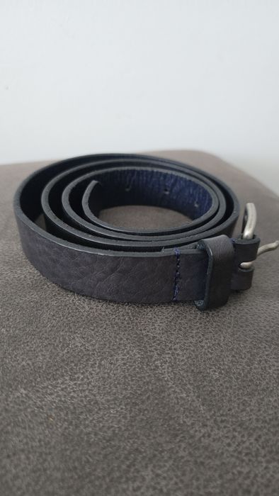 Cinto pele azul marinho tam.85