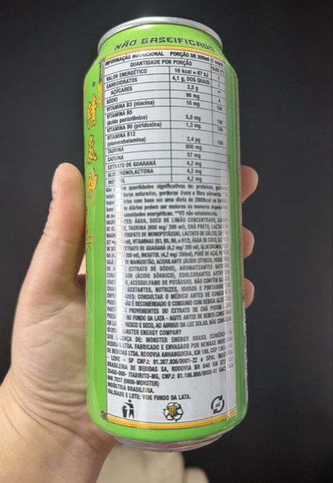 Lata da Monster importada