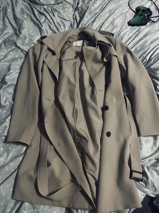 Nowy trencz damski bezowy H&m
