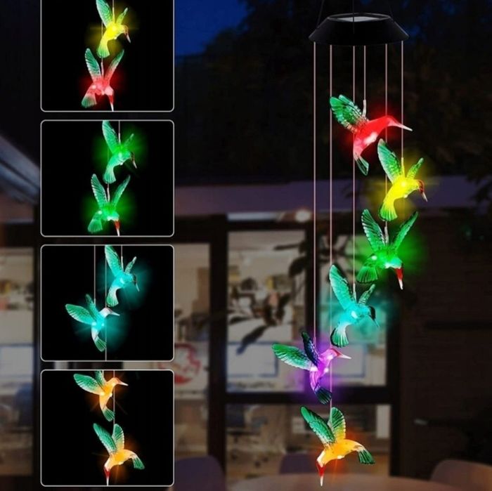 Ptaszki Solarne Kolibry RGB – Zmieniaj Kolory Cały Rok!
