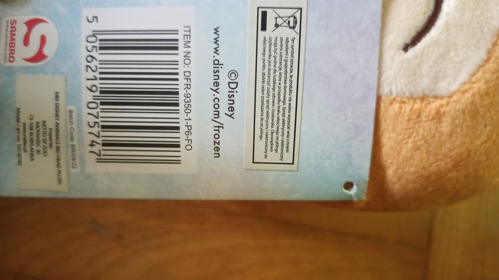 Maskotka grająca Disney Frozen 25cm