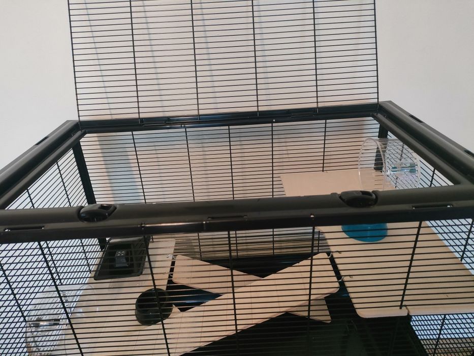 Klatka składana nowa dla małych średnich gryzoni.