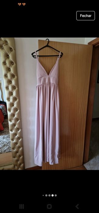 Vestido Rosa Seco